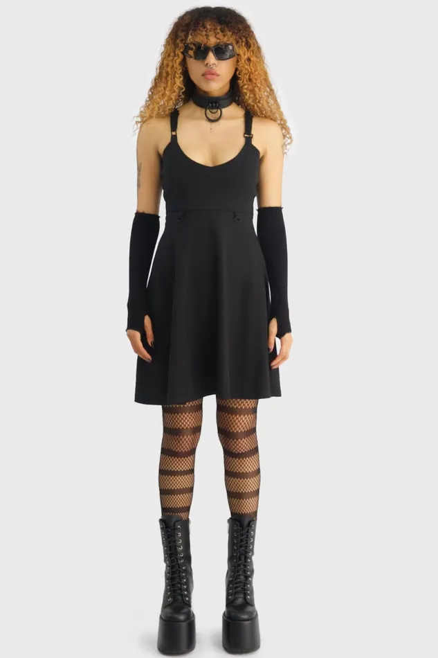 Women Mini Killstar Obscurita Mini Dress