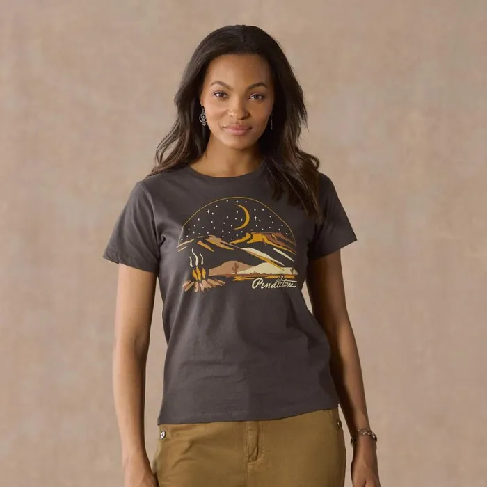 Women Mountain Course Tee White Sundance Catalog Tops Women Mountain Course Tee White Sundance Catalog Tops