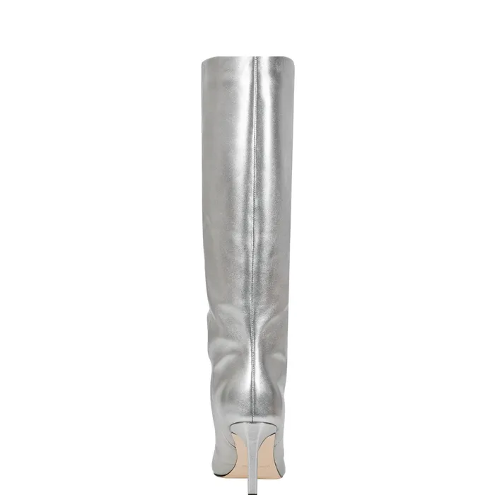 Women Narysa Dress Boot Pewter Marc Fisher Dress Boots
