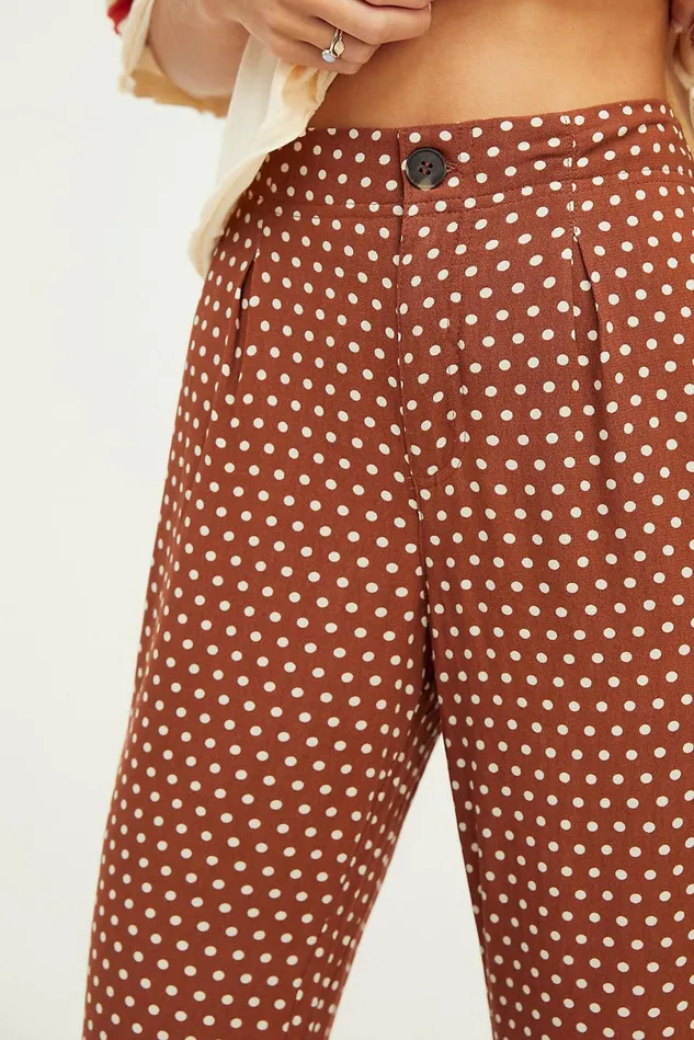 Women Pants Free People Can039t Take My Eyes Off Of You Flare Pants Brown Combo