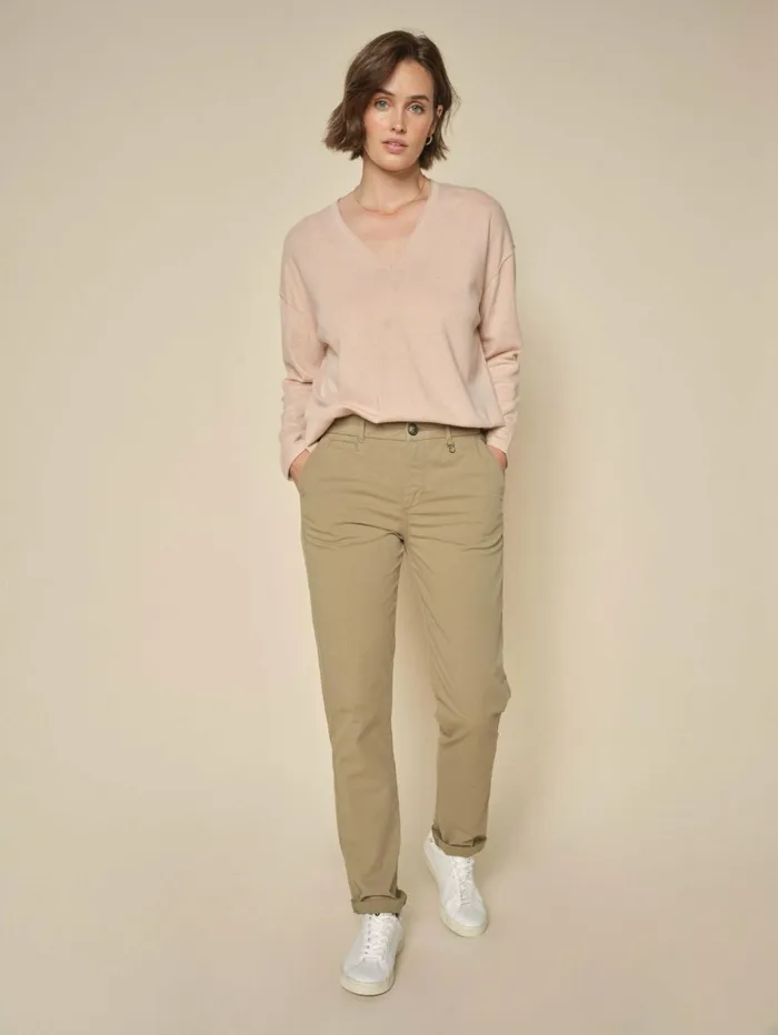 Women Pants MOS MOSH MMCeleste Detail Pant Mermaid