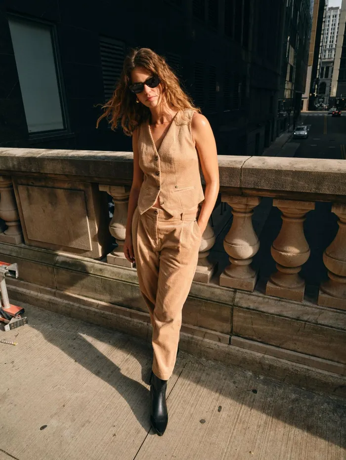 Women Pants MOS MOSH MMFabina Joana Pant Tannin