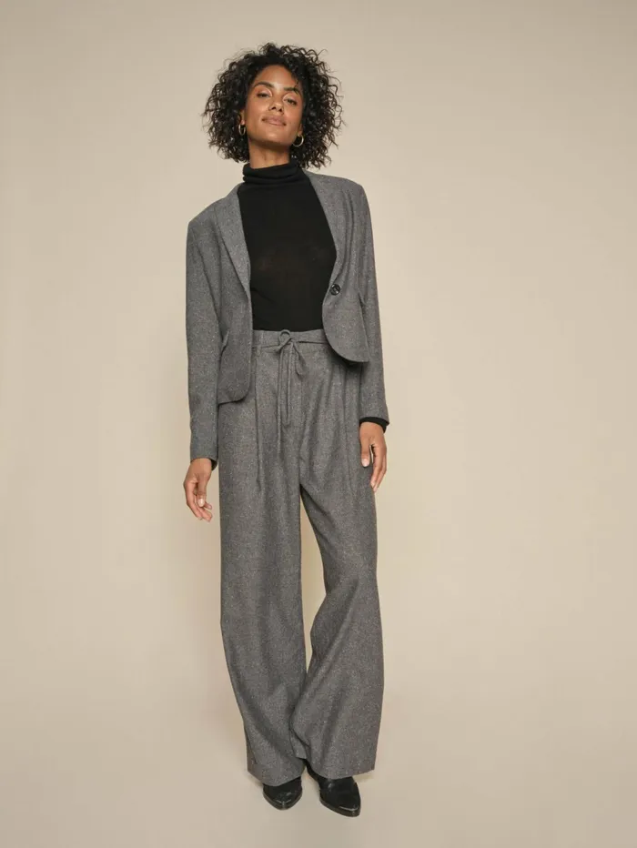 Women Pants MOS MOSH MMLeslie Zenia Pant Black