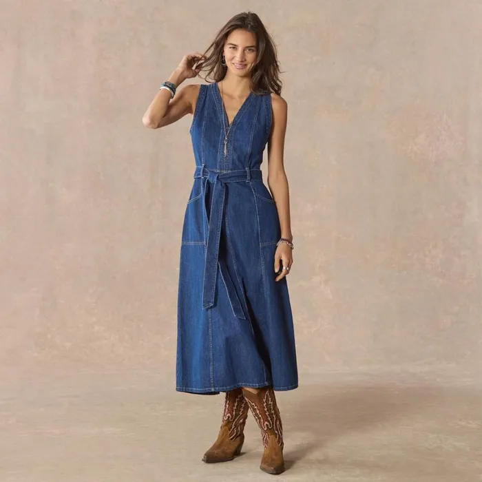 Women Poppy Denim Dress Medium Wash Sundance Catalog Dresses and Jumpsuits Women Poppy Denim Dress Medium Wash Sundance Catalog Dresses and Jumpsuits