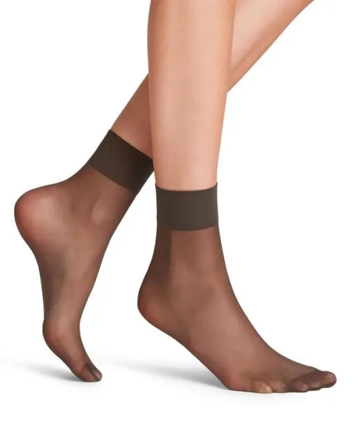 Women Pure Matt 20 DEN Women Anklets Anthracite FALKE Socks