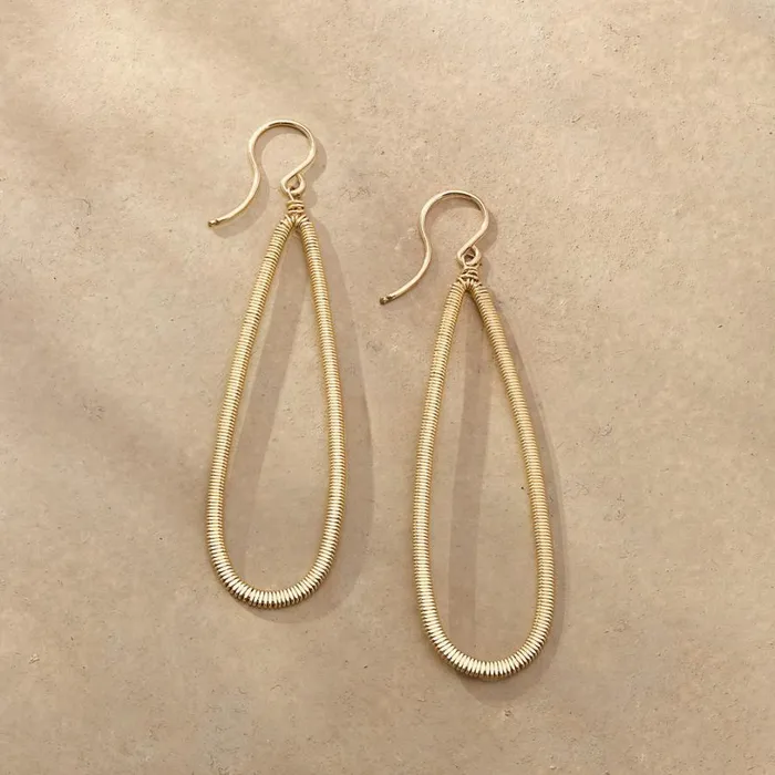 Women Raining Gold Earrings Sundance Catalog Earrings