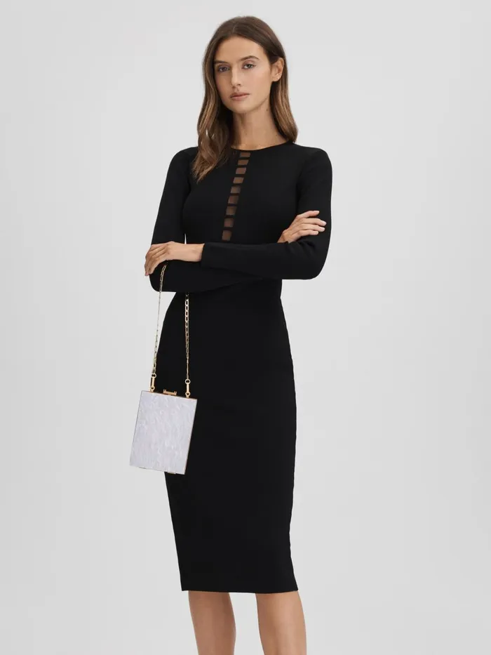 Women Reiss Bags Gigi Acetate Clutch Bag White