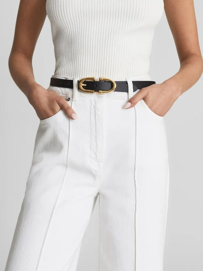 Women Reiss Belts Bailey Horseshoe Belt Black