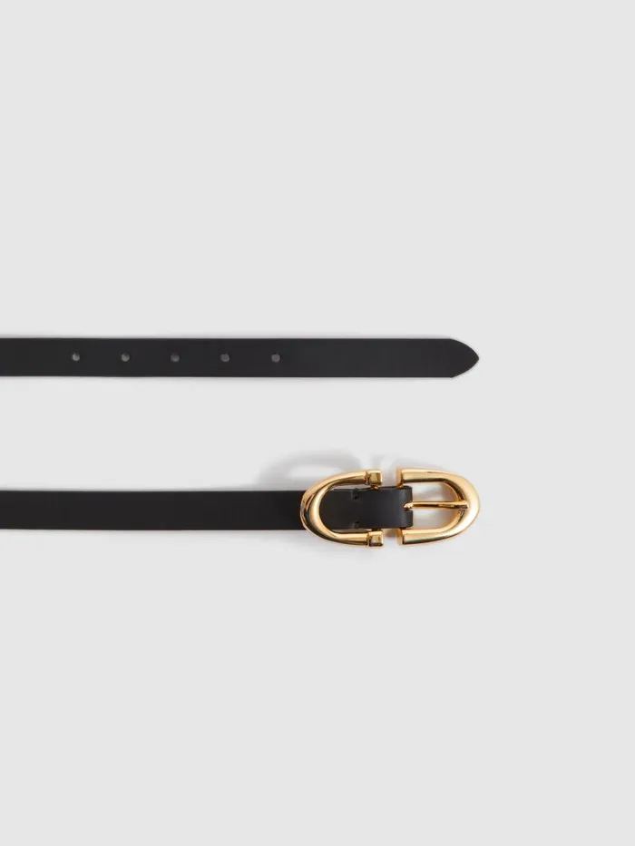 Women Reiss Belts Bailey Horseshoe Belt Black