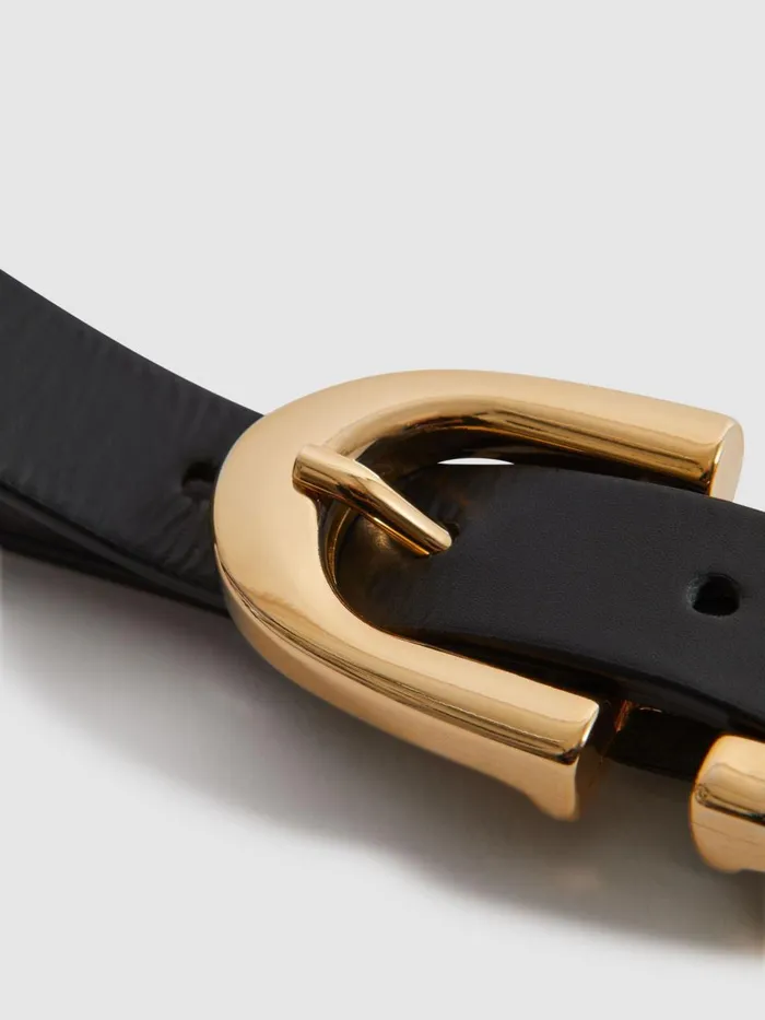 Women Reiss Belts Bailey Horseshoe Belt Black