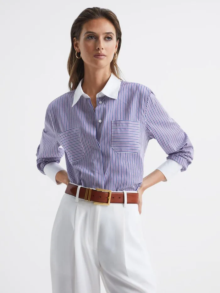 Women Reiss Belts Brompton Leather Belt Tan