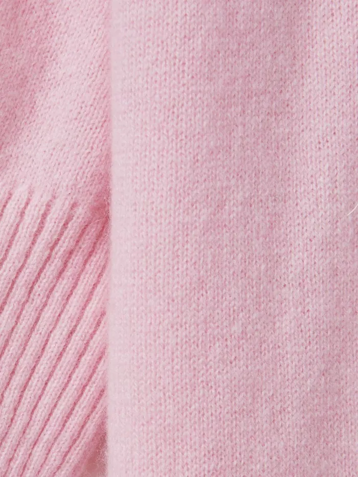 Women Reiss Blouses and Shirts Collection Cashmere Oversized TShirt Pink