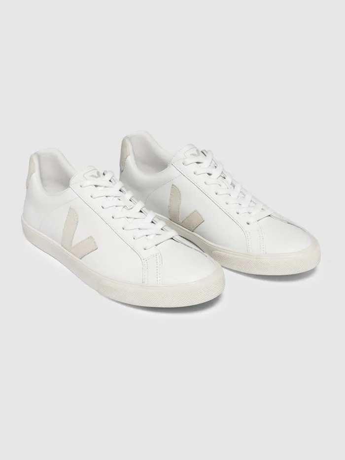 Women Reiss Brands Leather Trainers Extra White Sable