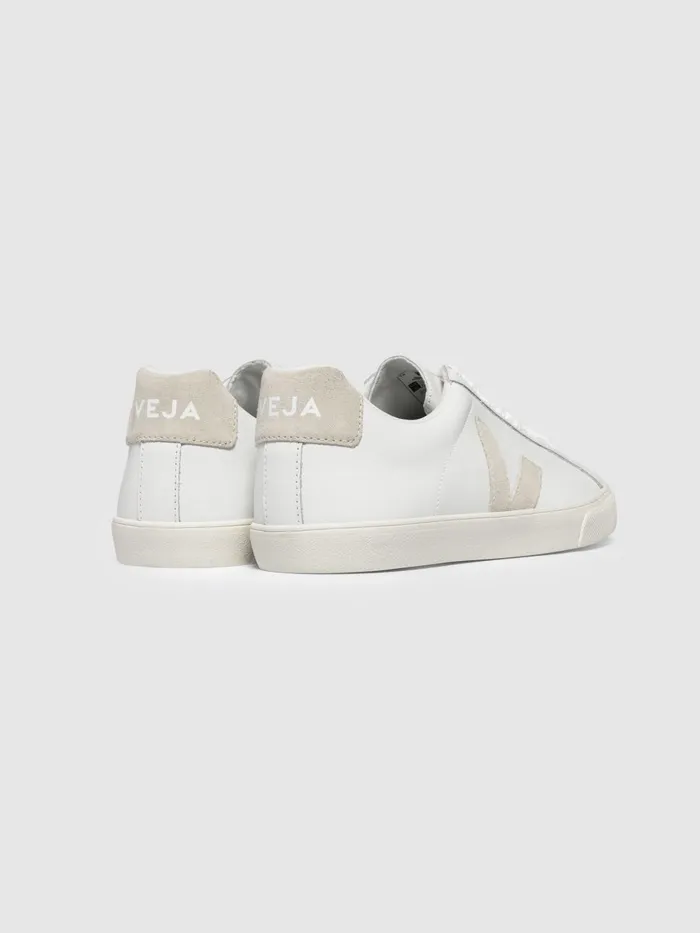 Women Reiss Brands Leather Trainers Extra White Sable