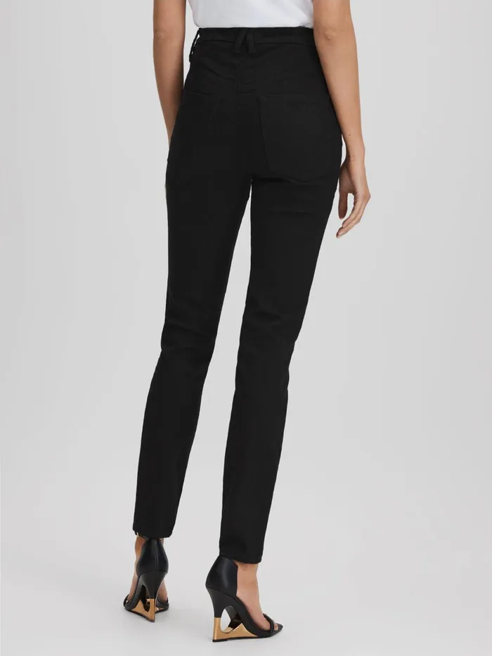 Women Reiss Jeans American Good American Ultra High Skinny Jeans Black