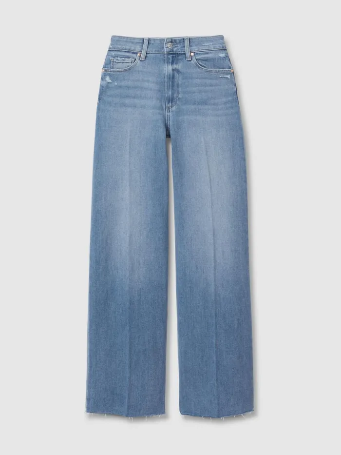 Women Reiss Jeans Flared Cropped Jeans Helena Blue