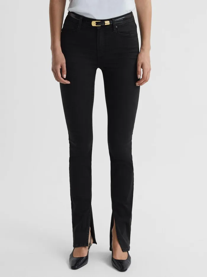 Women Reiss Jeans Slim Fit Split Hem Jeans Slater