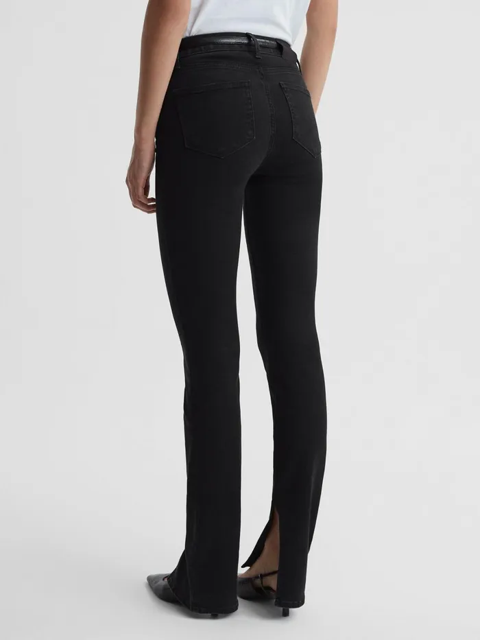 Women Reiss Jeans Slim Fit Split Hem Jeans Slater