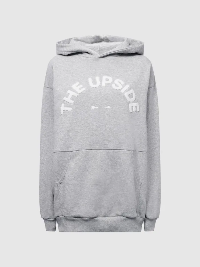 Women Reiss Knitwear Dana The Upside Comfort Fit Hoodie Grey