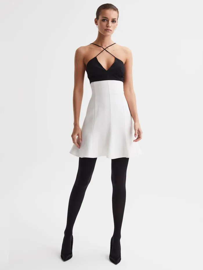 Women Reiss Lingerie 50 Denier Matte Tights Black