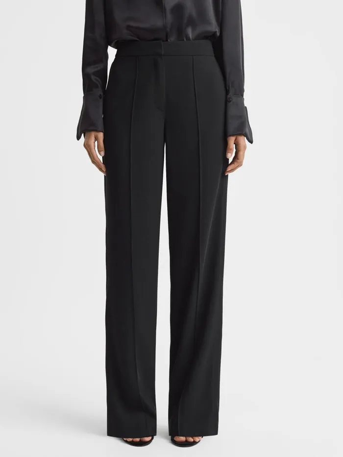 Women Reiss Pants Aleah Pull On Trousers Black