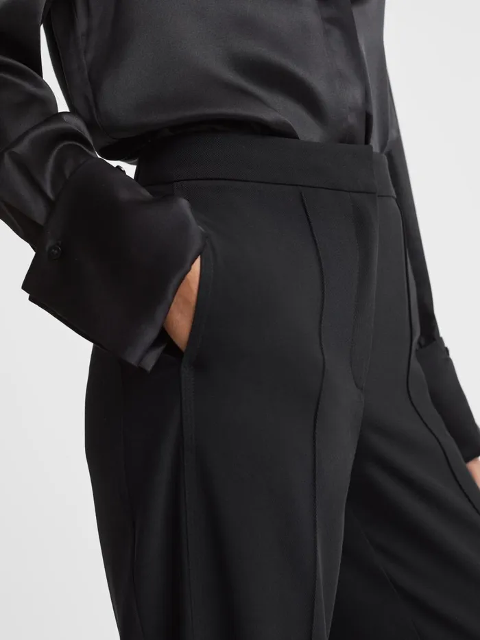 Women Reiss Pants Aleah Pull On Trousers Black