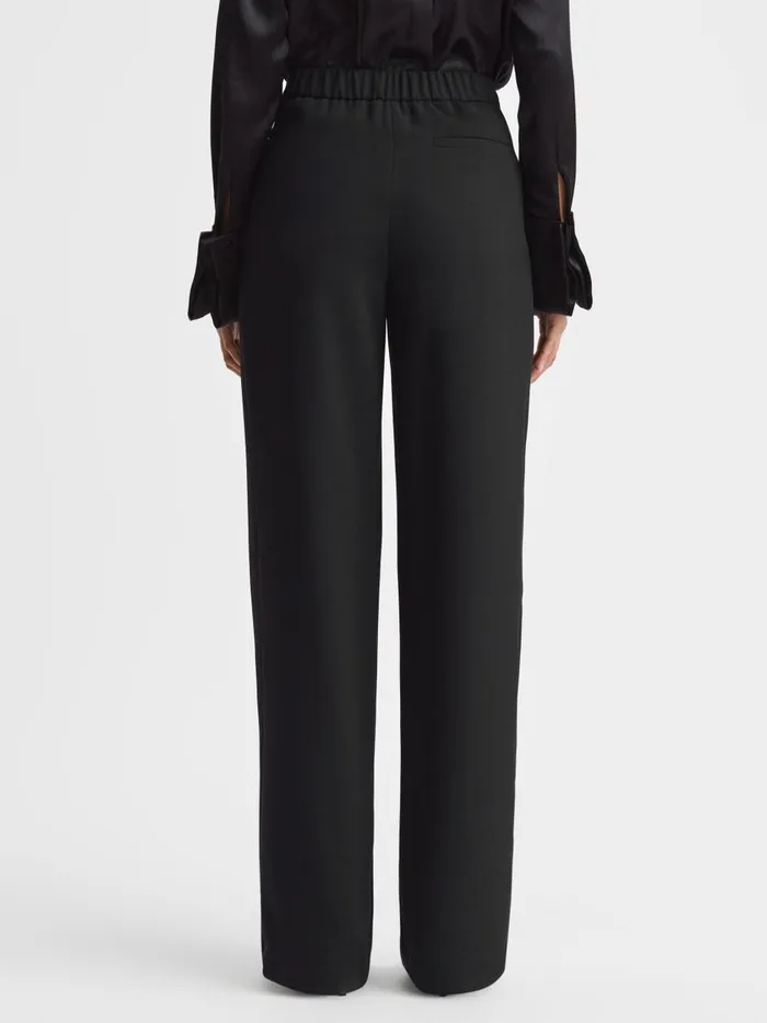 Women Reiss Pants Aleah Pull On Trousers Black
