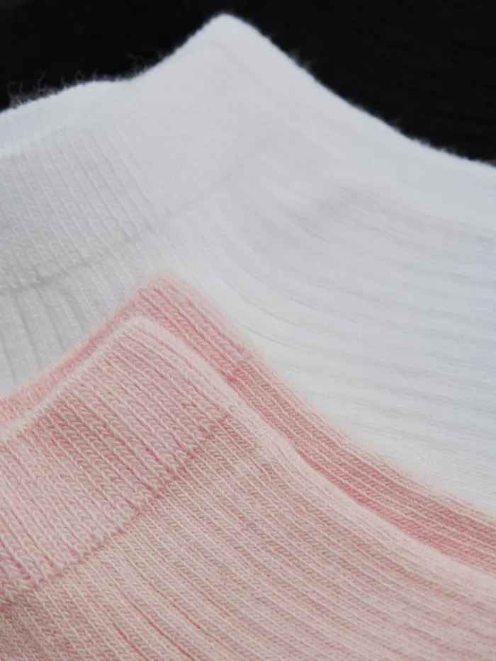 Women Reiss Socks and Tights Callie 3 Pack Of Trainer Socks Blackblush