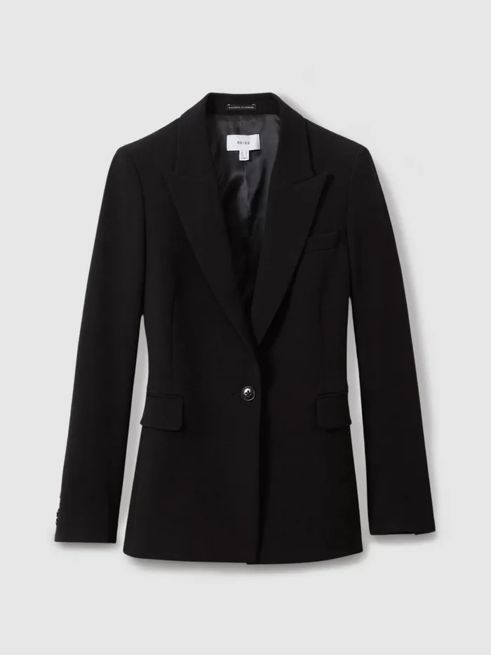Women Reiss Suits and Tailoring Gabi Tailored Single Breasted Suit Blazer Black