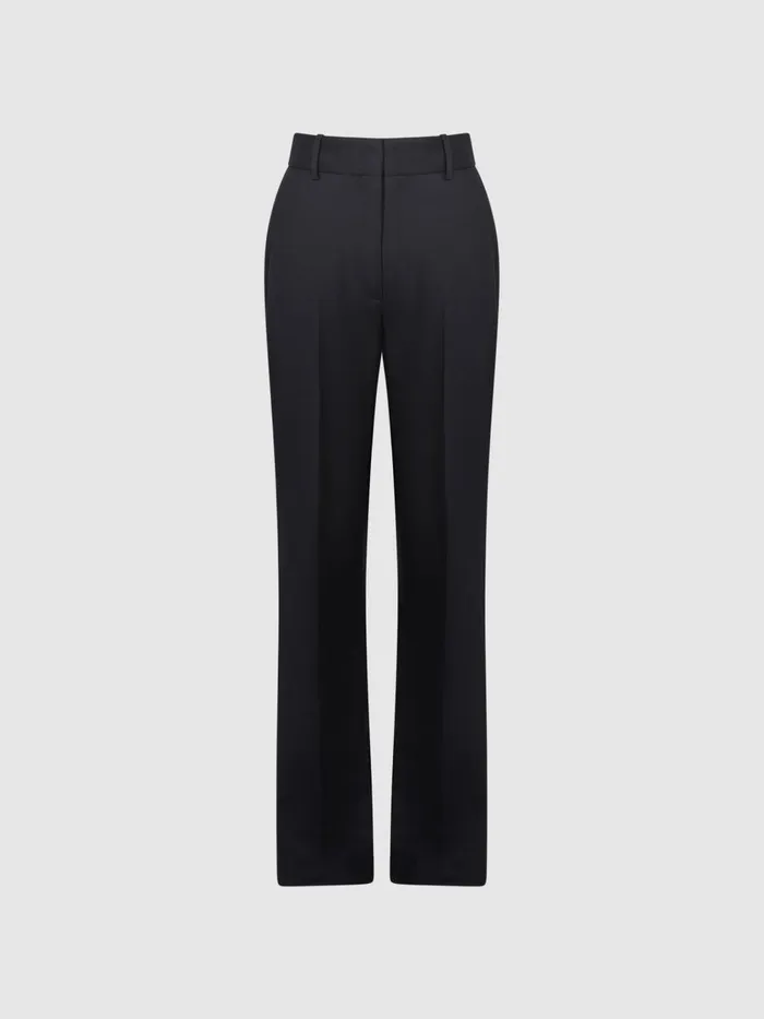 Women Reiss Suits and Tailoring Haisley Tailored Flared Suit Trousers Navy