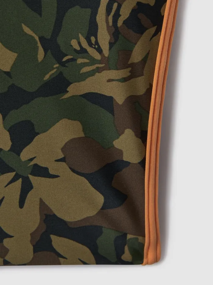 Women Reiss Tops Upside Camouflage Sports Bra Camo