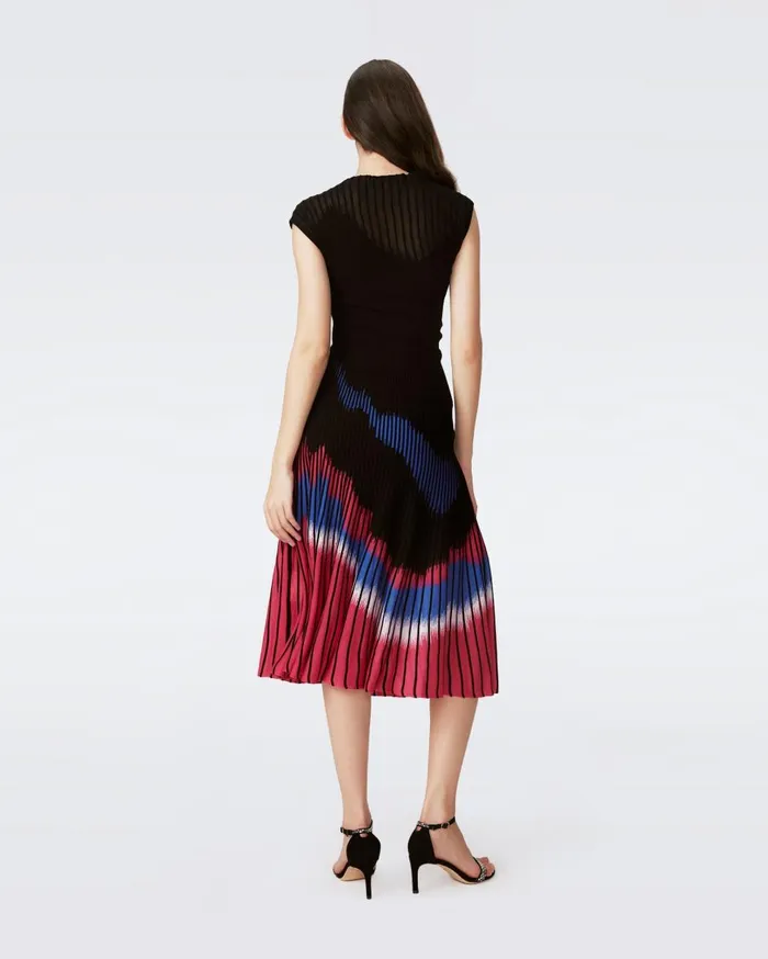 Women Rick Dress Floating Block DVF Dresses