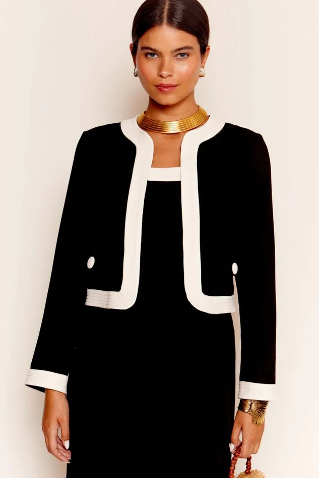 Women RIXO All Clothing Maryanne Cropped Jacket Black