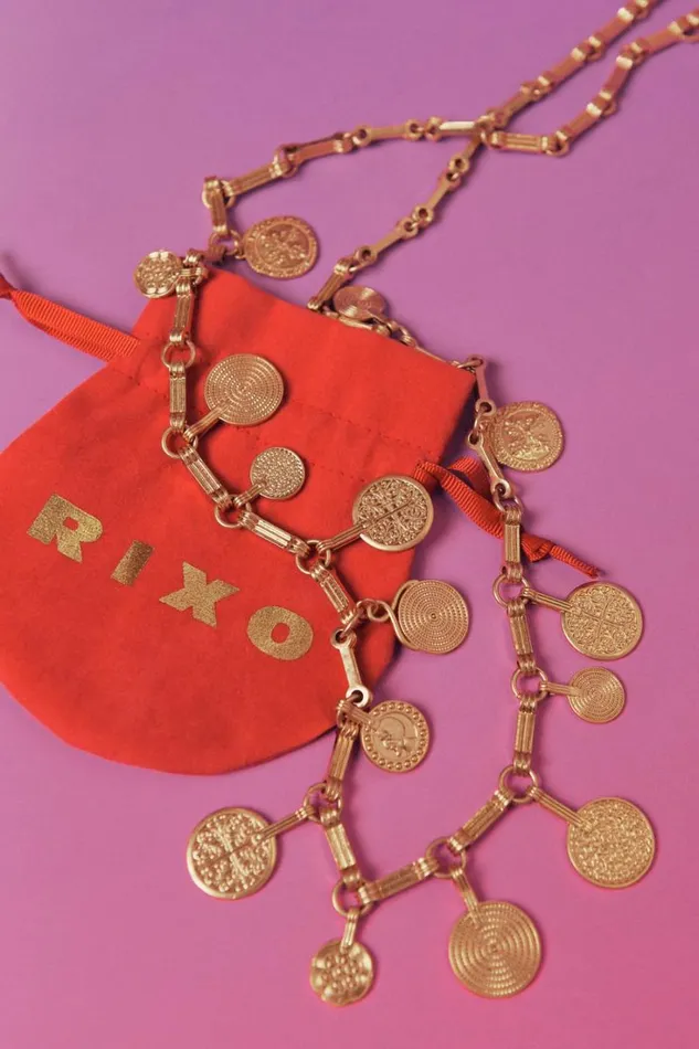 Women RIXO Honeymoon Isolde Belt Gold