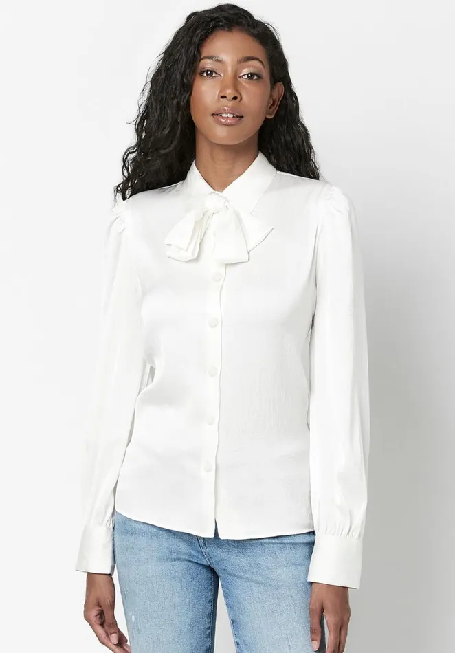 Women Romantic Cordelia Blouse Cream Buffalo David Bitton Blouses