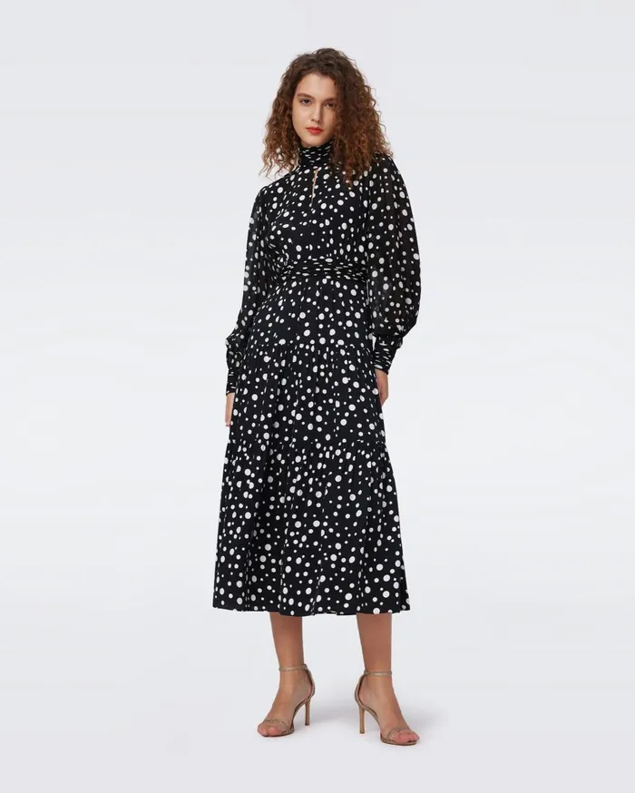 Women Sai Dress Spot Light DVF Dresses