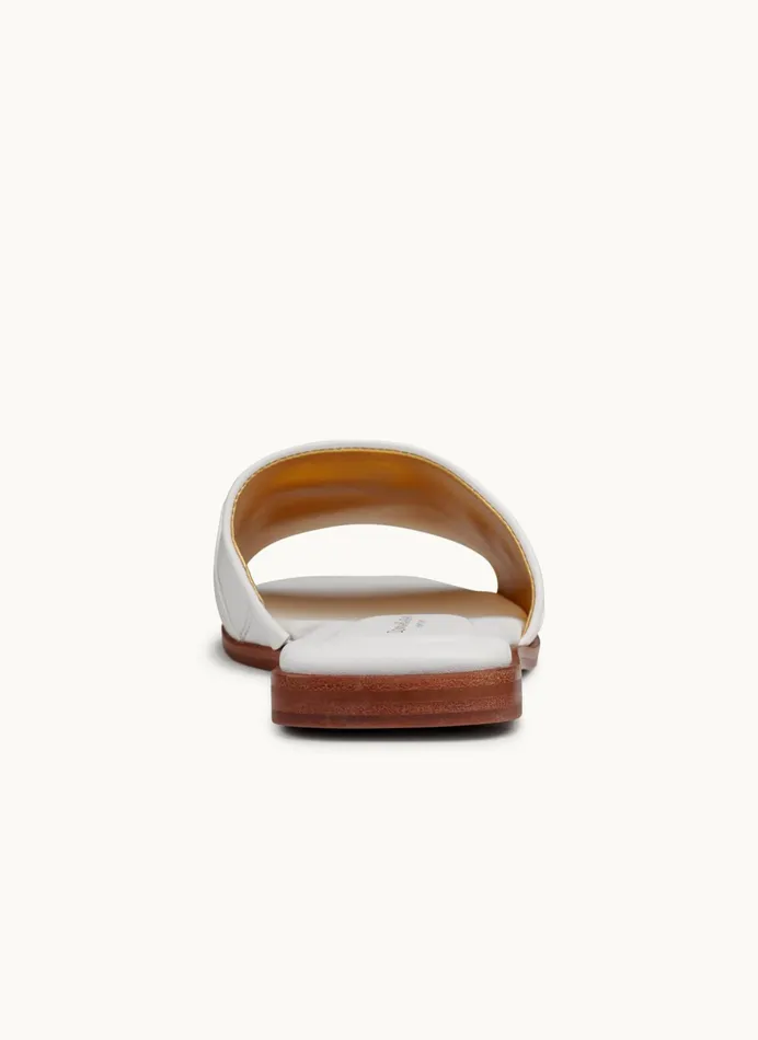 Women Sandals Donna Karan HAYLEN FLAT SANDAL White