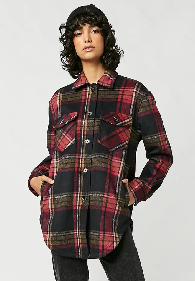 Women Savannah River Plaid Jacket River Plaid Buffalo David Bitton Jackets
