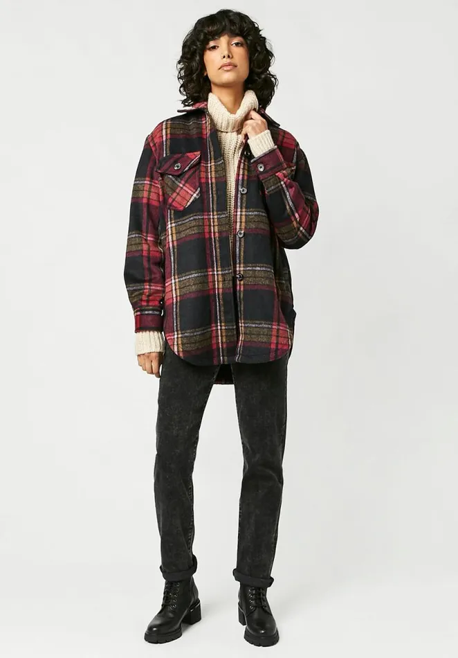 Women Savannah River Plaid Jacket River Plaid Buffalo David Bitton Jackets