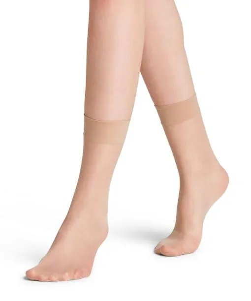 Women Seidenglatt 15 DEN Women Anklets Crystal FALKE Fullyfashioned Stockings