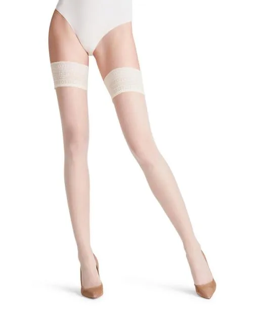 Women Seidenglatt 15 DEN Women Stay Ups Off FALKE Thigh Highs