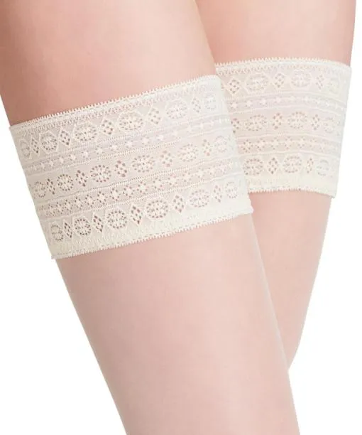 Women Seidenglatt 15 DEN Women Stay Ups Off FALKE Thigh Highs