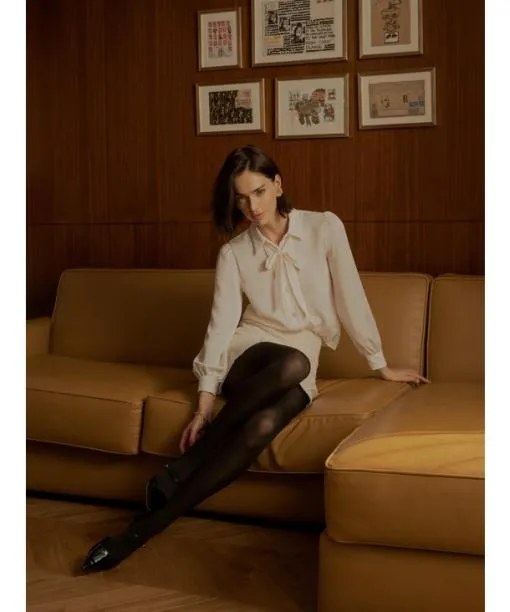 Women Seidenglatt 40 DEN Women Tights Marine FALKE Tights and Leggings