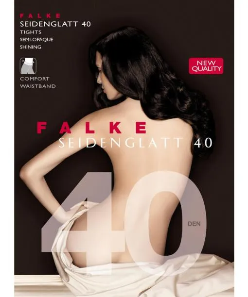 Women Seidenglatt 40 DEN Women Tights Marine FALKE Tights and Leggings