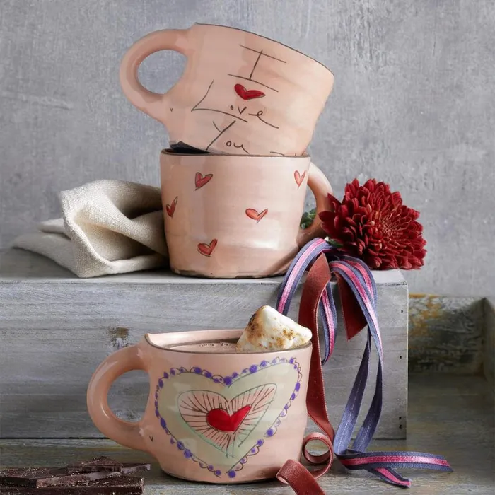 Women Share The Love Mugs Sundance Catalog Seasonal