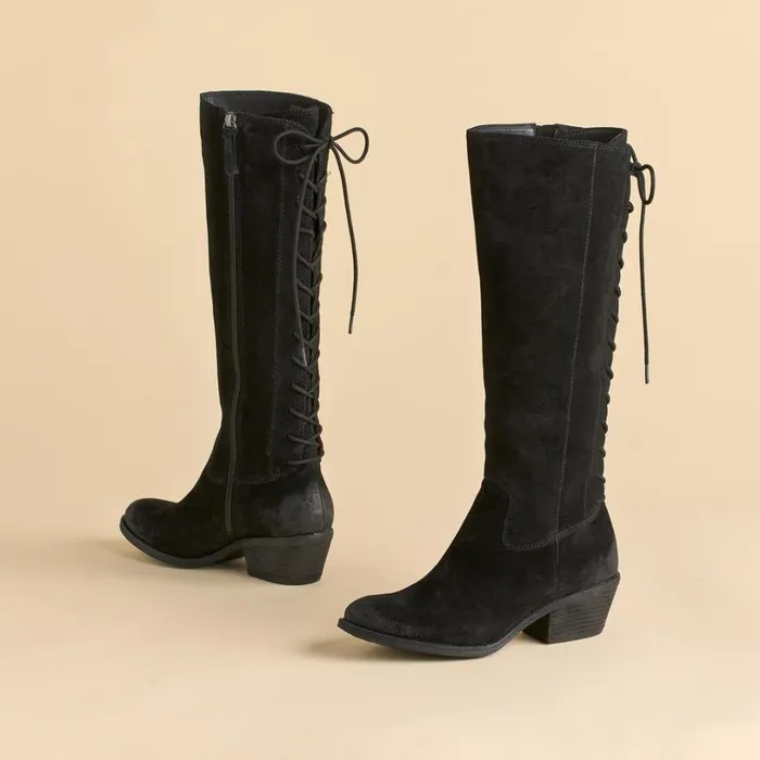 Women Sharnell Heel Boots Smoke Sundance Catalog Boots