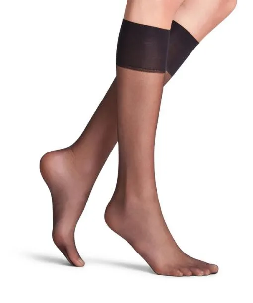 Women Shelina 12 DEN Women Kneehigh Socks Black FALKE Knee High Socks