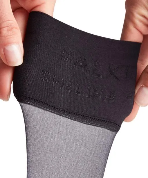 Women Shelina 12 DEN Women Kneehigh Socks Black FALKE Knee High Socks