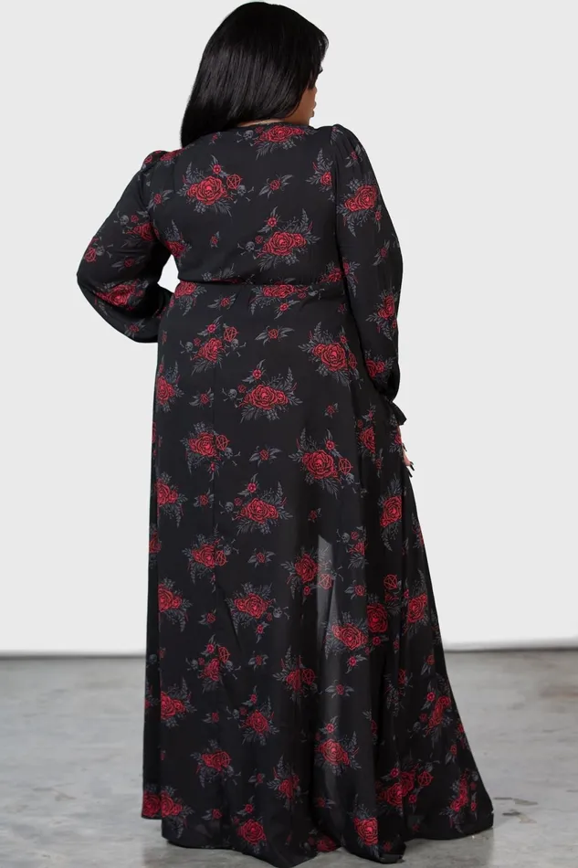 Women Shirt Killstar Hail Pandora Maxi Dress