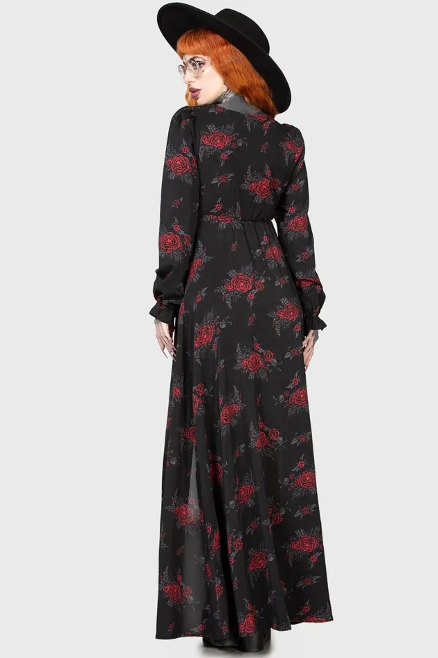 Women Shirt Killstar Hail Pandora Maxi Dress